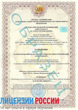 Образец разрешение Елань Сертификат ISO/TS 16949